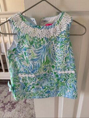 Lilly Pulitzer Hydra Blue Infant Dress